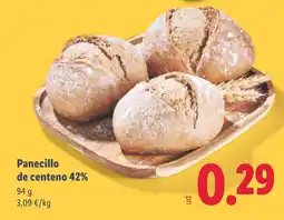 Lidl Panecillo de centeno 42% oferta