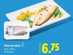 Lidl Filete de lubina oferta