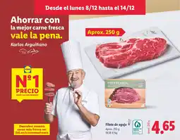 Lidl Filete de aguja oferta