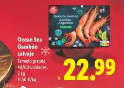 Lidl Ocean Sea Gambón salvaje oferta