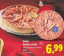Lidl Delfín Gamba cocida oferta