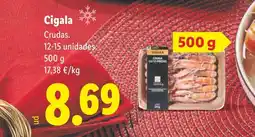 Lidl Cigala oferta