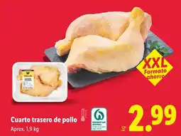 Lidl Cuarto trasero de pollo oferta