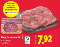 Lidl Filete de vacuno 1ªA oferta