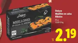 Lidl DELUXE Mejillón en salsa Ribeiro oferta