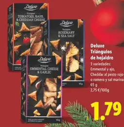 Lidl DELUXE Triángulos de hojaldre oferta