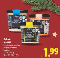 Lidl DELUXE Mousse oferta