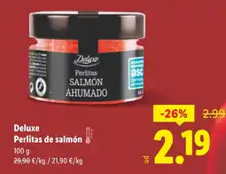 Lidl DELUXE Perlitas de salmón oferta