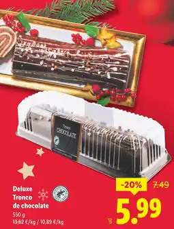 Lidl DELUXE Tronco de chocolate oferta