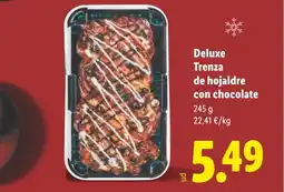Lidl DELUXE Trenza de hojaldre con chocolate oferta