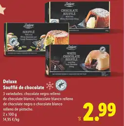 Lidl DELUXE Soufflé de chocolate oferta