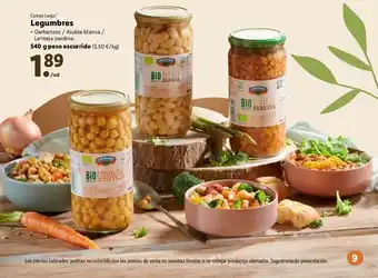 Lidl Campo Largo Legumbres Garbanzos / Alubia blanca / Lenteja pardina 540g peso escurrido oferta