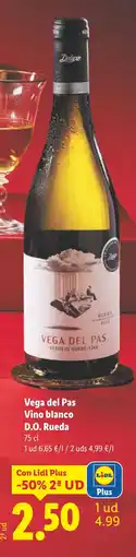 Lidl DELUXE Vega del Pas Vino blanco D.O. Rueda oferta