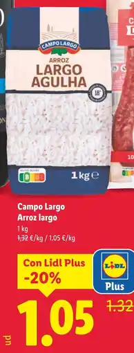 Lidl CAMPO LARGO Arroz largo oferta