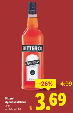 Lidl BITTEROL Aperitivo italiano oferta