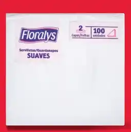 Lidl FLORALYS Servilletas suaves 2 capas oferta