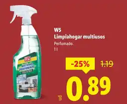 Lidl W5 Limpiahogar multiusos oferta