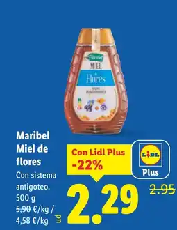 Lidl MARIBEL Miel de flores oferta