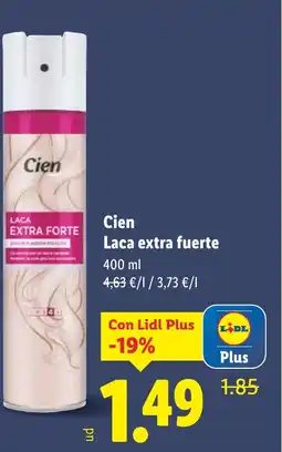 Lidl CIEN Laca extra fuerte oferta
