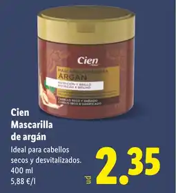 Lidl CIEN Mascarilla de argán oferta