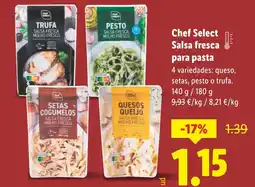 Lidl Chef Select Salsa fresca para pasta oferta