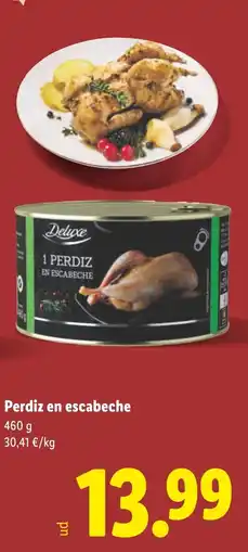 Lidl DELUXE Perdiz en escabeche oferta