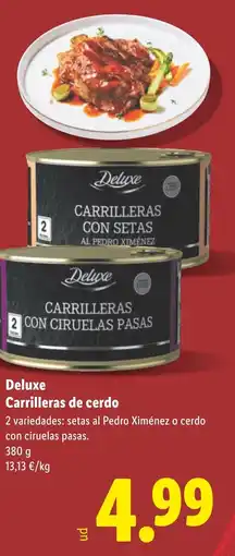Lidl DELUXE Carrilleras de cerdo oferta