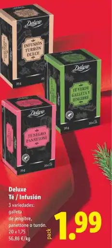 Lidl DELUXE Té / Infusión oferta