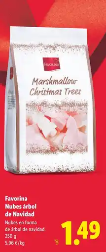 Lidl FAVORINA Nubes árbol de Navidad oferta
