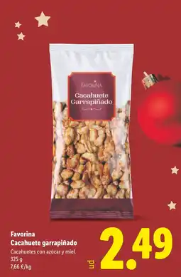 Lidl FAVORINA Cacahuete garrapiñado oferta