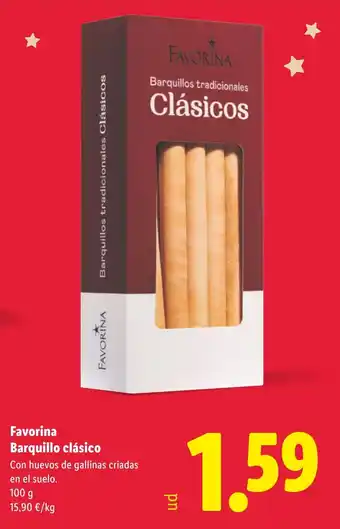 Lidl FAVORINA Barquillo clásico oferta