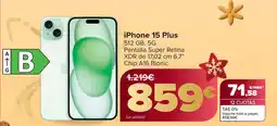Carrefour iPhone 15 Plus oferta