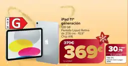 Carrefour iPad 11a generacion oferta