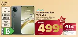 Carrefour VIVO Smartphone libre V50 oferta