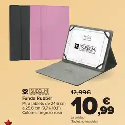 Carrefour SUBBLIM Funda Rubber oferta