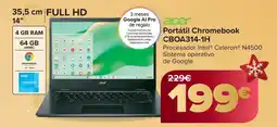 Carrefour ACER Portátil Chromebook CBOA314-1H oferta