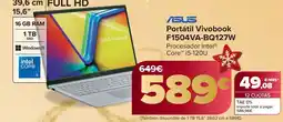 Carrefour ASUS Portátil Vivobook F1504VA-BQ127W oferta