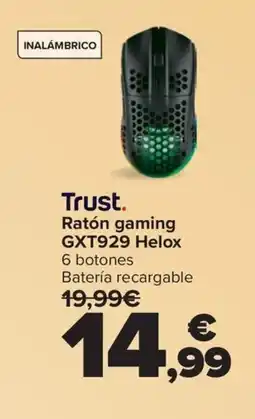 Carrefour TRUST Ratón gaming GXT929 Helox oferta