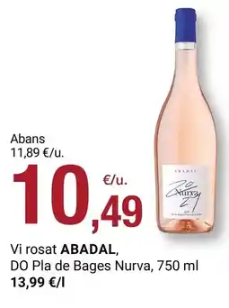 BonpreuEsclat Vi rosat, do pla de bages nurva oferta