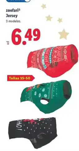 Lidl Zoofari - jersey oferta