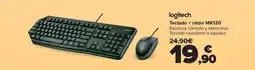 Carrefour LOGITECH Teclado + ratón MK120 oferta