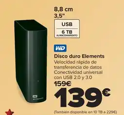 Carrefour WD Disco duro Elements oferta