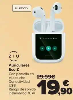 Carrefour ZIU Auriculares Eco Z oferta