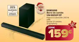 Carrefour SAMSUNG Barra de sonido HW-B650F/ZF oferta