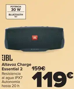 Carrefour JBL Altavoz Charge Essential 2 oferta