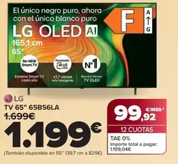 Carrefour LG O TV 65" 65B56LA oferta