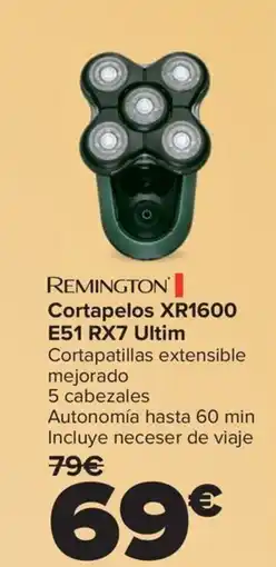 Carrefour REMINGTON Cortapelos XR1600 E51 RX7 Ultim oferta