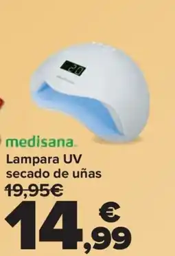 Carrefour MEDISANA Lampara UV secado de uñas oferta