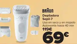 Carrefour BRAUN Depiladora Sepil-7 oferta