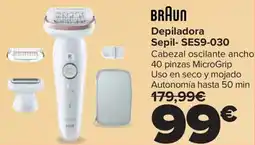 Carrefour BRAUN Depiladora Sepil-SES9-030 oferta